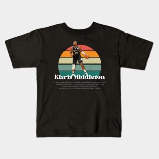 Khris Middleton Vintage V1 Kids T-Shirt
